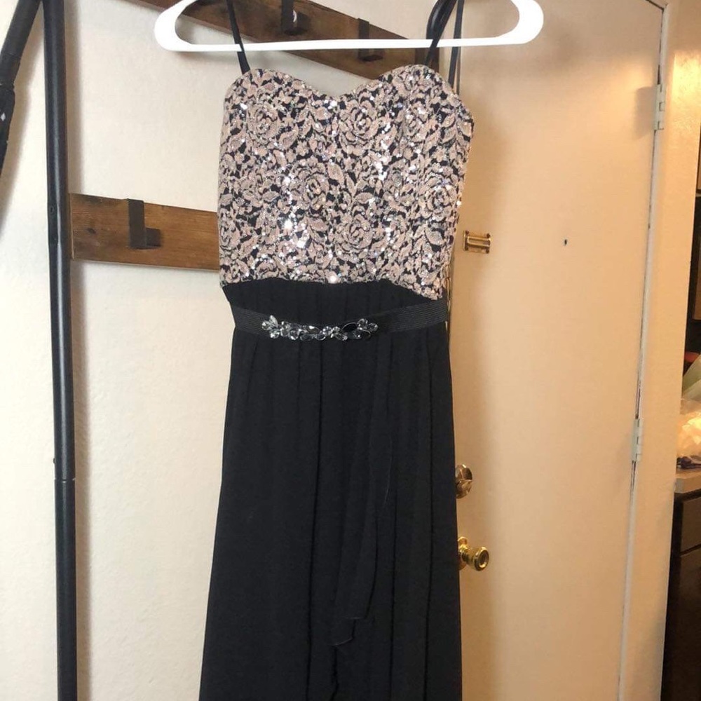 Black Patterned Dress